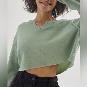 Urban Outfitters Parker Notched Long Sleeve